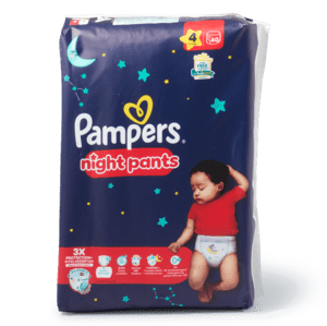 Pampers Baby-Dry Night pants maat 4