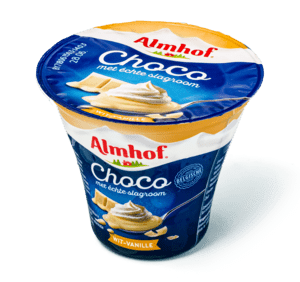 Almhof choco met échte slagroom wit-vanille