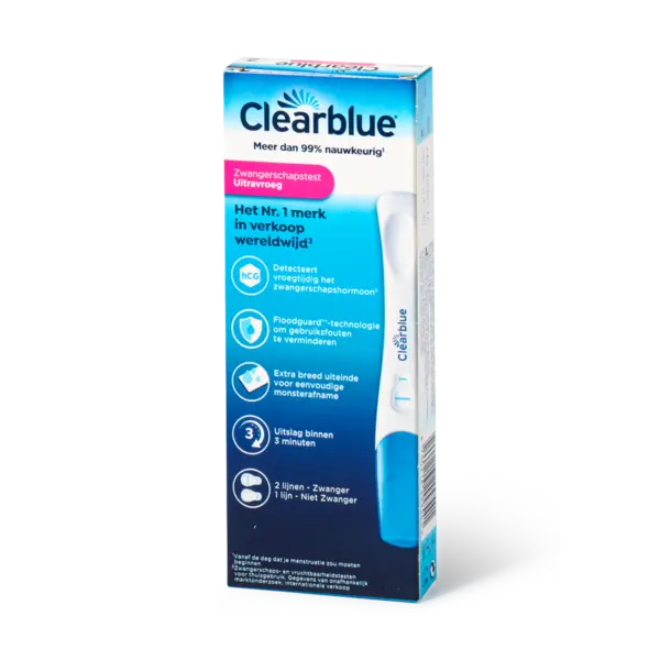 Clearblue ultravroege zwangerschapstest