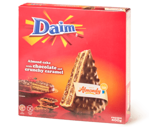 Almondy Daim taart glutenvrij