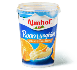 Almhof roomyoghurt sinaasappel