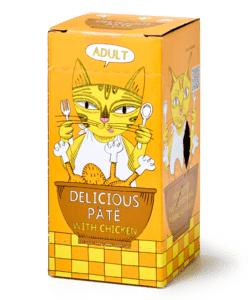 Picnic voor katten paté met kip