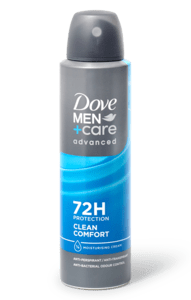Dove deospray clean comfort