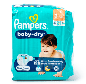 Pampers Baby-Dry luiers maat 3