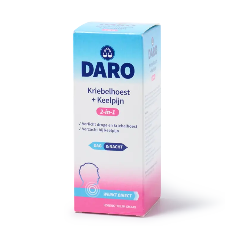 Daro 2-in-1 kriebelhoest + keelpijn