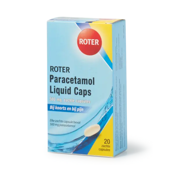 Roter pijnstillers 500mg liquid caps