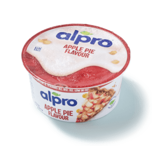 Alpro plantaardige yoghurt apple pie