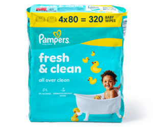 Pampers billendoekjes fresh clean