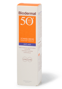 Biodermal anti-age zonnecrème gezicht SPF50