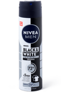 Nivea Men Deospray invisible black & white 150 ml