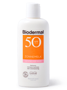 Biodermal gevoelige huid melk spf 50