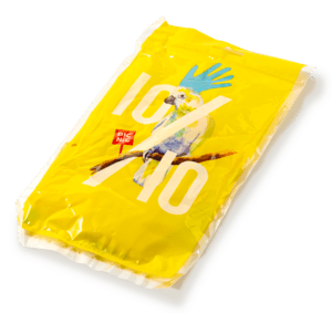 10/10 huishoudhandschoenen latex L