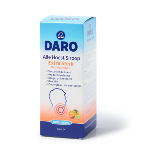 Daro alle hoest siroop extra sterk met vitamine c