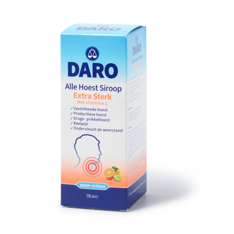 Daro alle hoest siroop extra sterk met vitamine c