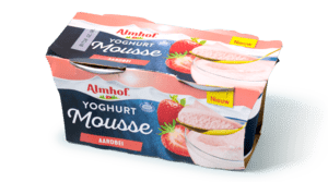 Almhof yoghurt mousse aardbei
