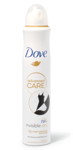 Dove deodorant spray invisible dry