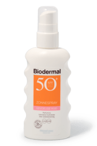 Biodermal gevoelige huid zonnespray SPF50