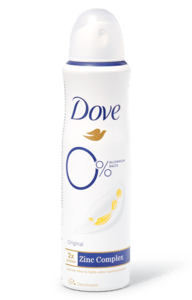 Dove deospray original 0%