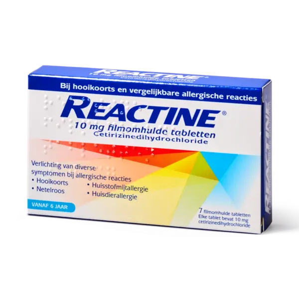 Reactine cetirizine 10 mg