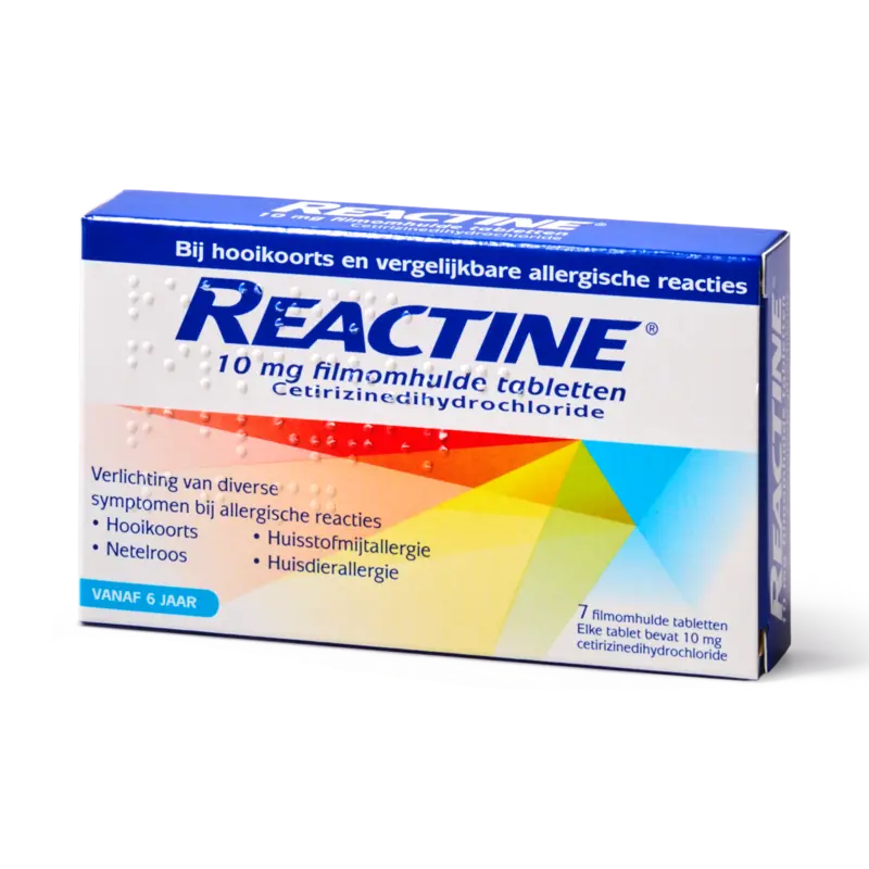 Reactine cetirizine 10 mg