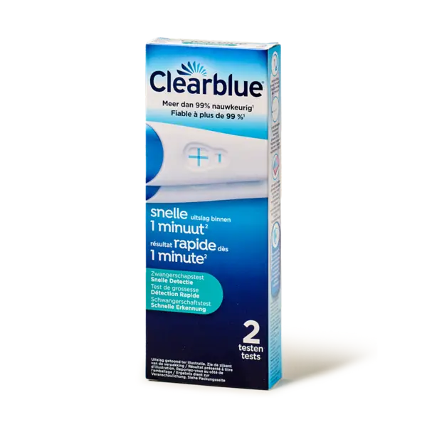 Clearblue zwangerschaptest snelle indicatie
