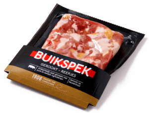 1906 makers van charcuterie bio gerookte buikspekreepjes