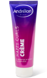 Andrélon happy curls haarcrème pink collection