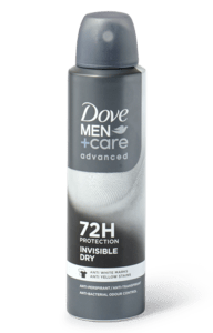 Dove deodorant spray invisible dry