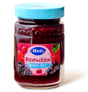 Hero jam minder zoet bosvruchten