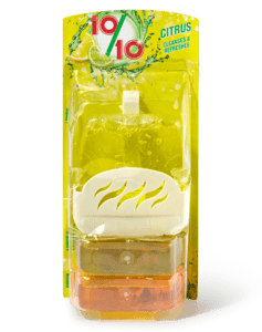 10/10 toiletblok vloeibaar trio van citrus