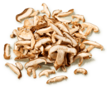 gesneden shiitake