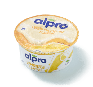 Alpro plantaardige yoghurt lemon cheesecake