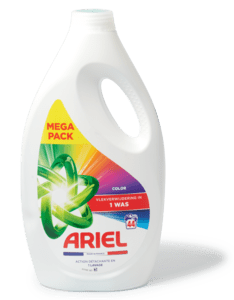 Ariel wasmiddel kleur