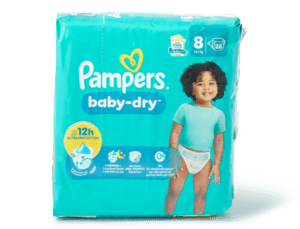 Pampers Baby-Dry luiers maat 8