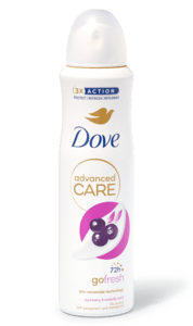 Dove deodorant spray go fresh acai&water