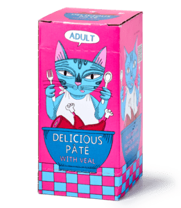 Picnic voor katten paté met kalf