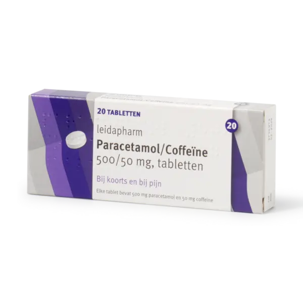 Paracetamol 500 mg / coffeïne 50 mg