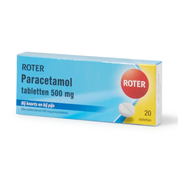 Roter paracetamol 500mg tabletten