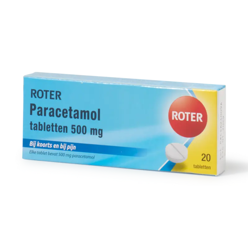 Roter paracetamol 500mg tabletten