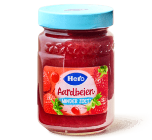 Hero Jam minder zoet aardbeien