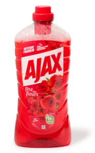 Ajax allesreiniger rode bloemen