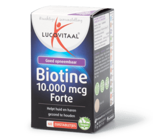 Lucovitaal biotine 10.000mcg forte zuigtabletten