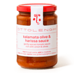 kalamata olijf en harissasaus