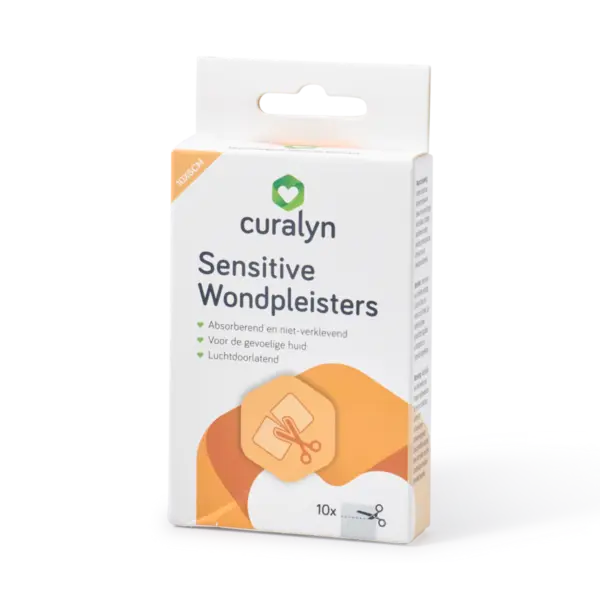 Clairivo curalyn pleisters sensitive 10x6cm