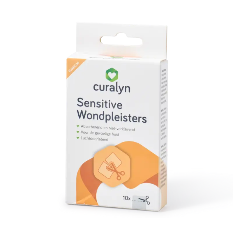 Clairivo curalyn pleisters sensitive 10x6cm