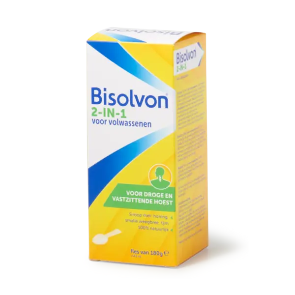 Bisolvon 2-in-1 hoesdrank voor volwassenen