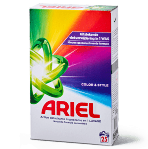 Ariel waspoeder kleur