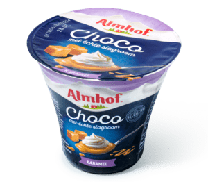 Almhof choco met slagroom karamel