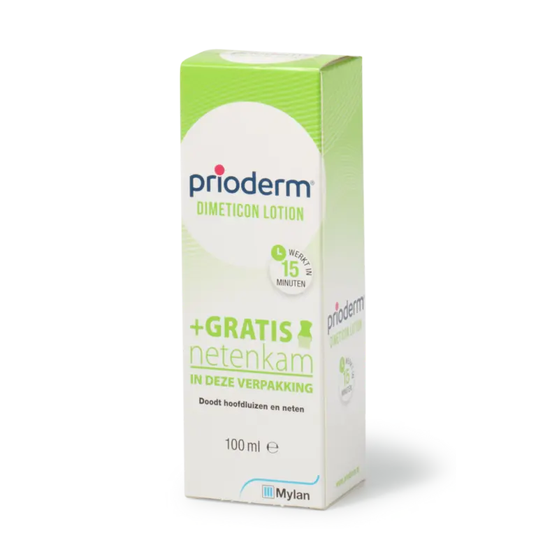 Prioderm dimeticon lotion met netenkam