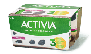Activia yoghurt pruim